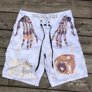 Christian Audigier Ed Hardy Shorts Size 32